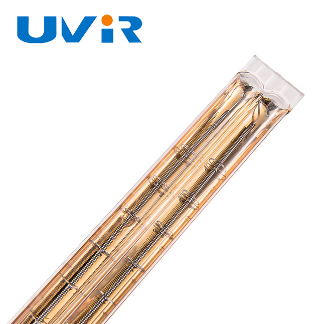 Gold coating Medium Wave Infrared Lamp 1060mm Heating length