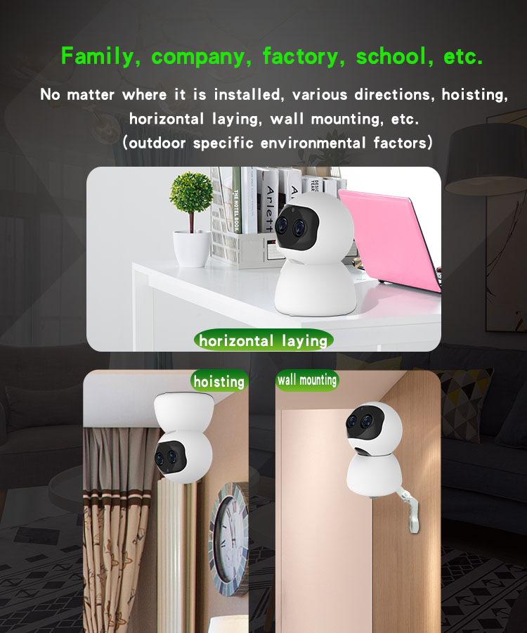 Glomarket 2K Ultra-clear Motion Detection Smart Indoor Pan/Tilt Home Wifi Smart Home Camera Security Wireless Camera