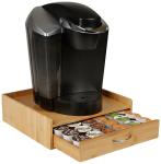Art Collection Bamboo Office Supplies Wood Coffee Filter Holder Long Lifespan