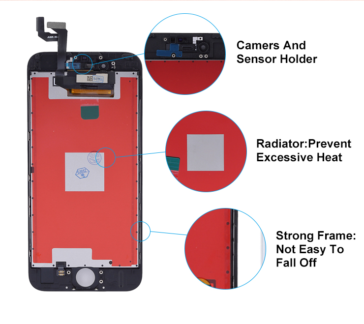 Upgrade Your Iphone 6 6plus 6s 6splus Lcd Display with this Touch Screen Digitizer Assembly Replacement Color blank