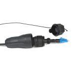 5G 5mm Dia FTTA Unarmored Fullaxs DLC LC Fiber Optic Patch Cord