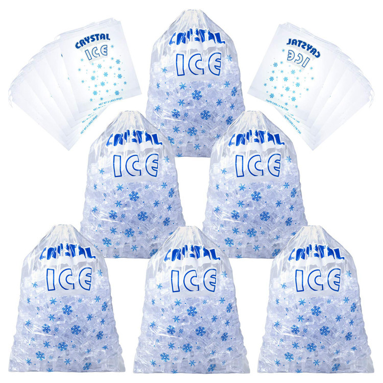 Disposable 10lb 25lb Ice Lolly Plastic Bags , Reusable Ice Pop Pouch