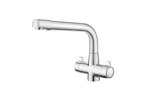 China Two Handles Kitchen Mixer Faucet Monobloc Kitchen Mixer Sink Taps wholesale