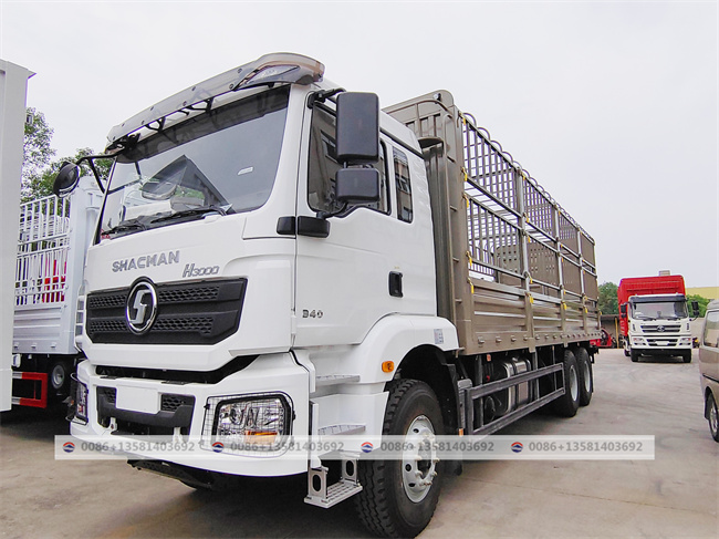 Chinese Factory 20tons Fence 6x4 Van Transportation Cargo Animal Fence Transport Trucks
