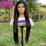 100% Virgin Brazilian Straight Wave 12a Human Hair Lace Frontal Wigs