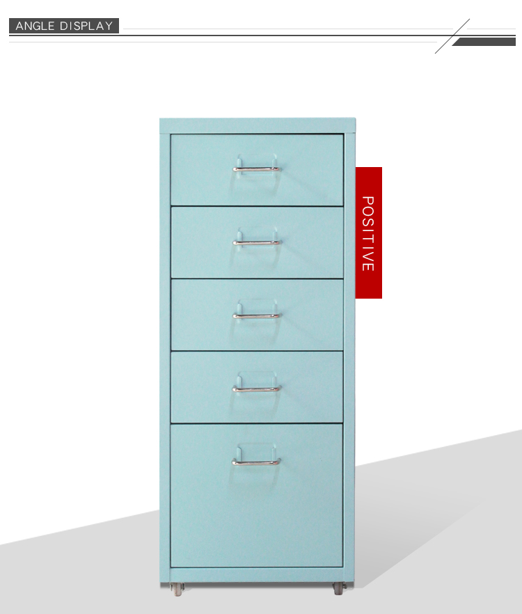 ODM ISO9001 Steel File Cabinets , 1.2mm Mobile Pedestal Cabinet