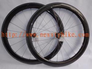 China 700C 50mm Tubular carbon fiber road wheels/carbon bicycle wheelset wholesale