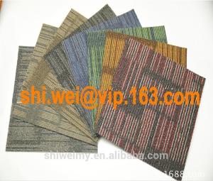 China Cheap Cut&amp;Loop nylon carpet tile wholesale
