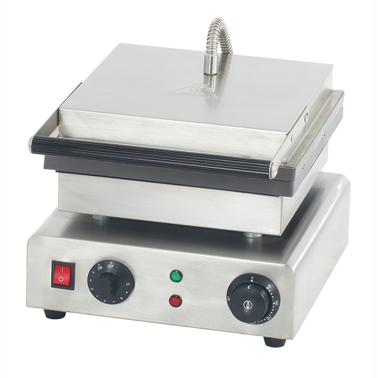 Electric Sandwich Plates Waffle Maker with Interchangeable Wheat Shaped Pine Tree Design