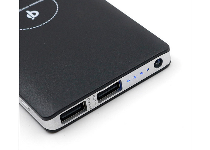 Plastic Portable Battery With Wireless Charging DC 5V/2A Input CE Certification