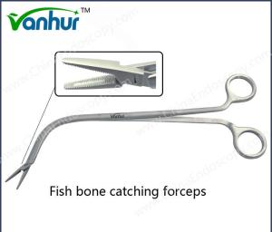 China General Throat Instruments Fish Bone Forceps For OEM Acceptable wholesale