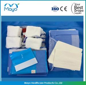 China Single Use Surgical Drape Pack PE Viscose Fenestrated Sterile Drape wholesale