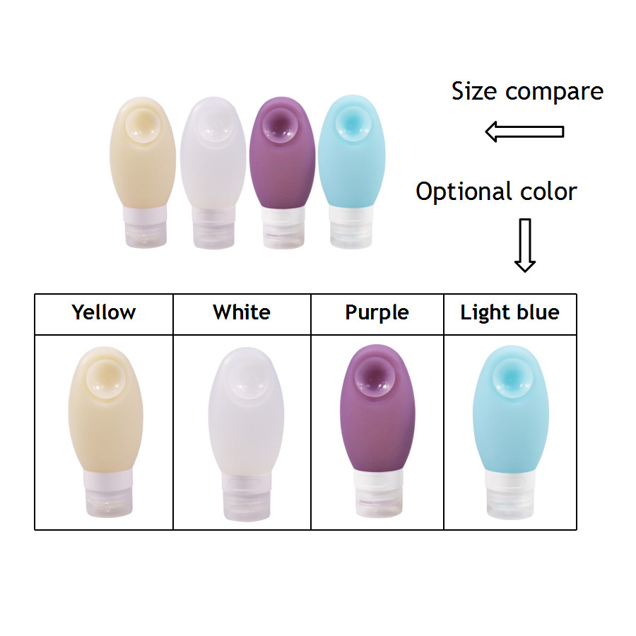 Small Open Hole Silicone Travel Containers Leaking Proof For Easily Cleaning