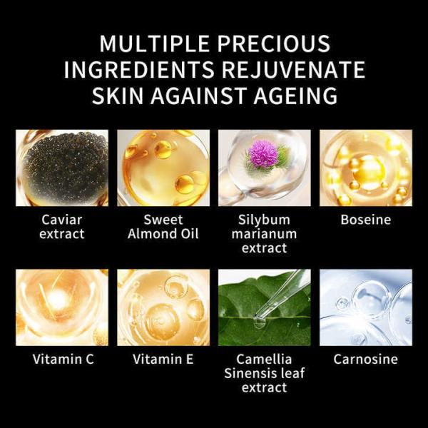 OEM Night And Day Botanical Caviar Face Cream Products For Instant Wrinkle Removing Promoting Collagen