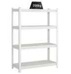 Light Duty Supermarket 4 Tiers Metal Storage Rack