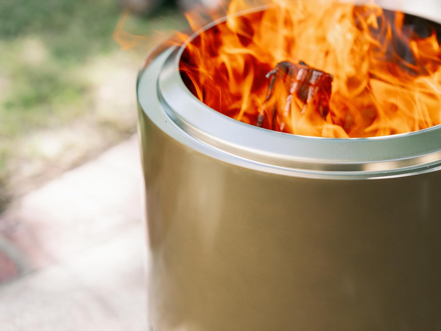 Customized Color Stainless Steel Portable Outdoor Camping Fire Pit Wood Burning Fireplace