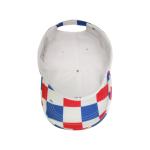 White Color Sublimation N Brim Cotton Twill Baseball Hat Customized Color / Size