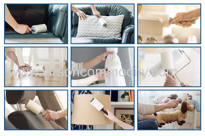 Plastic Handle pet Lint Remover Roller