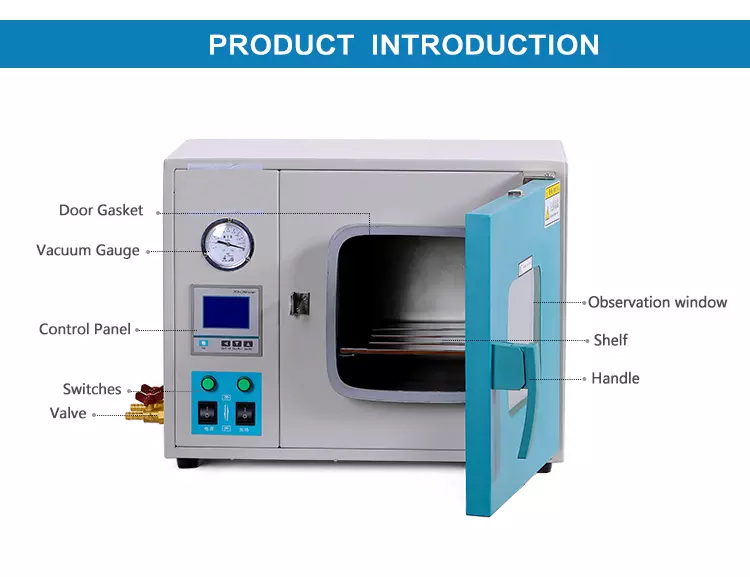 Laboratory Mini Desktop Screen Printing Vacuum Drying Oven Machine Price