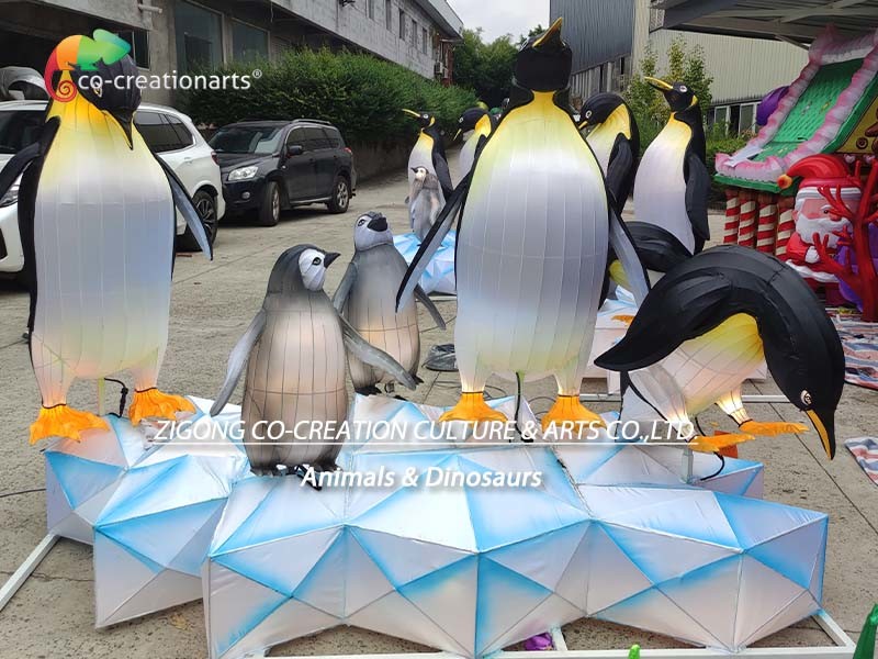 Aquarium Park Chinese Festival Lanterns Penguin Lantern Weather Resistance