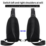 Wholesale OEM custom logo men waterproof light Korean style crossbody trend mens
