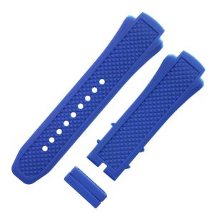 SHX Wide Lug Mens Rubber Watch Bands 31mm Curved End Design