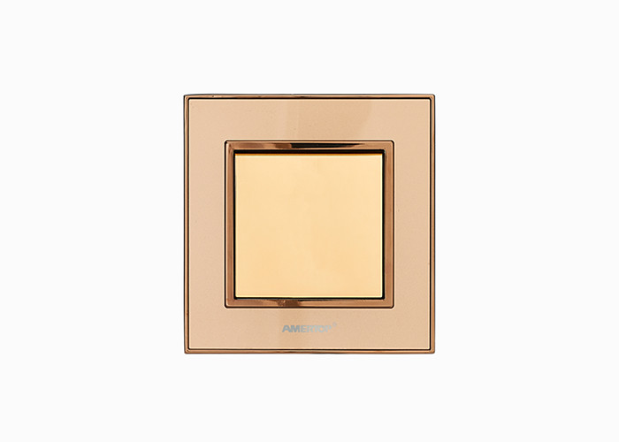 Unique Brass Switches And Sockets Wall Switch For Apartment / Villa