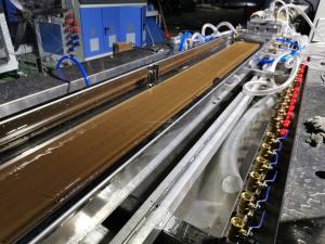 China WPC decking profile Extrusion Machine used for outdoor wholesale