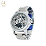 ML1112B Silver Stainless Steel Strap Watch with Mineral Dial