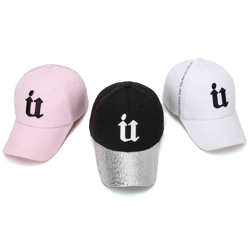 baseball caps and hats men 100% polyester piping running hat custom outdoor sports caps color:white&black size:adjust