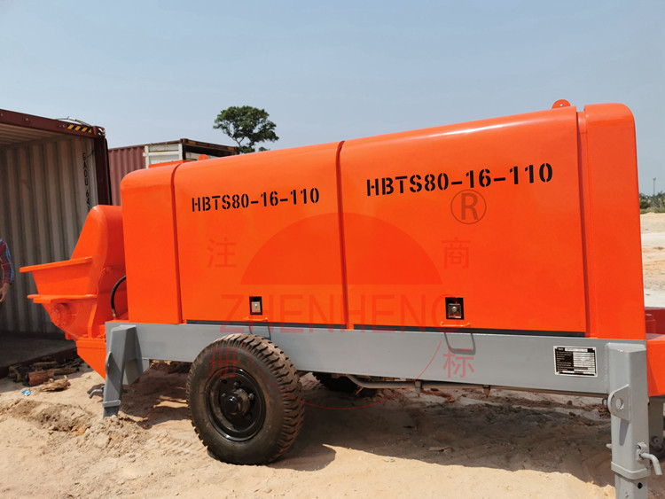 Smooth Pumping Electric Concrete Pump Energy Saving For Bridge Construction