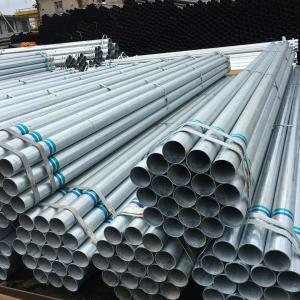 China Hot Dip Galvanized Round Steel Pipe / GI Pipe Pre Galvanized Steel Pipe Galvanized Tube For Construction wholesale