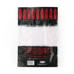 Plastic Clear PE Wicker Bread Packaging Bags Custom Logo Printed
