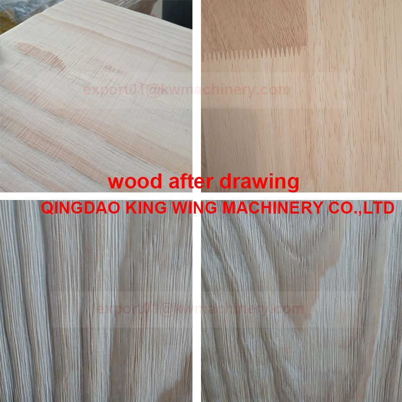 wood table wooden floor wood grain drawing steel brush machine