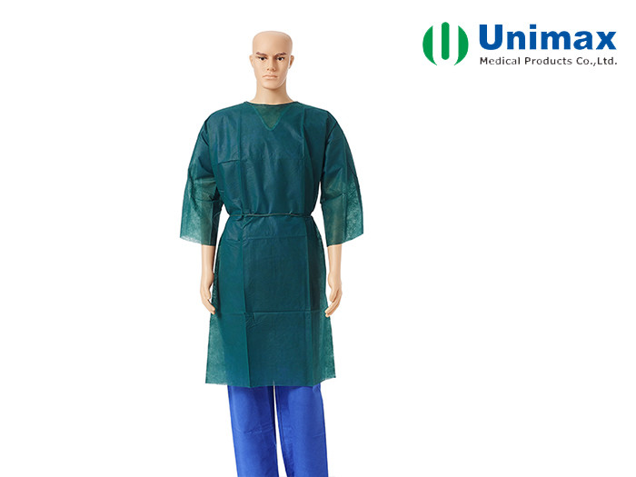 Short Sleeves ISO13485 PP Disposable Isolation Gowns