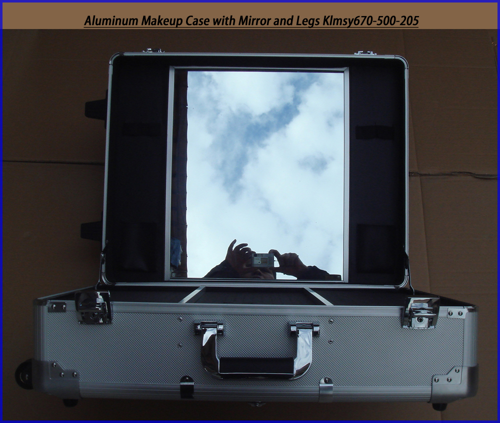 Portable Vanity/dressing Desk Case with Lighted Mirror KLCBY560-215-660