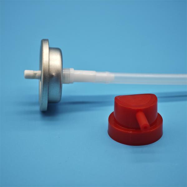 360 Degree Spray Valve for Aerosol Can Dispensing Omnidirectional Actuator for Automotive, Cleaning, and Maintenance Use