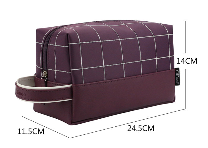 Fashion Travel Kit Organizer , Lightweight Hanging Toiletry Bag For Bathroom Storage