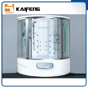 China 2 Person Steam Shower Jacuzzi Whirlpool Tub Combo , Steam Bath Cabin For Home wholesale