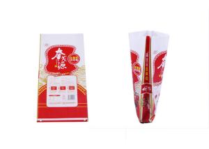 China Thick Red And White Woven Polypropylene Feed Bags 50lb Lightweight wholesale