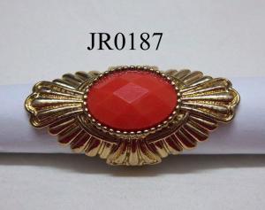 China Coral Stone Ring wholesale