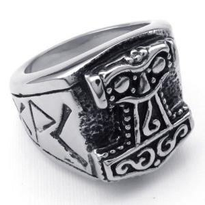 China Tagor Jewelry Super Fashion 316L Stainless Steel Casting Ring PXR306 wholesale