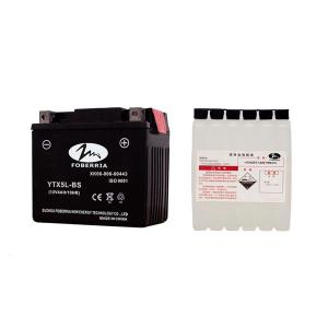 China high performance YTX5L-BS Motorcycle Lead acid Battery 12V most powerful motorcycle battery wholesale