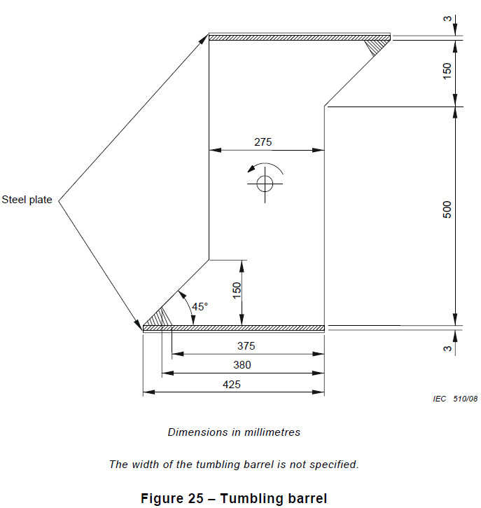 5rpm Tumbling Barrel Tester