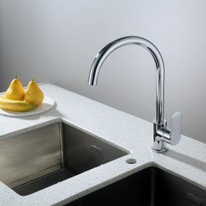 China Ceramic Cartridge Kitchen Sink Mixer Tap 360 Swivel Spout Kitchen Tap wholesale