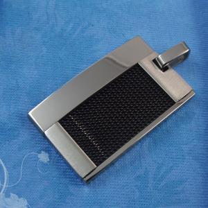 China 316L Stainless Steel Rectangle Square Shaped Necklace Pendant LPS0088 wholesale