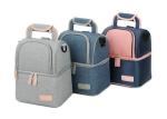 Women's Trendy School Backpacks , Double Layer Backpack Lunch Cooler