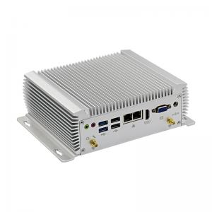 China 12V Industrial Box PC X86 Embedded Computer Mini PC 6 COM 8 USB With RS232 RS485 RS422 on sale