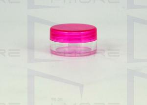 China Plastic Clear Bottom OEM 15g Screw Cap Jar wholesale