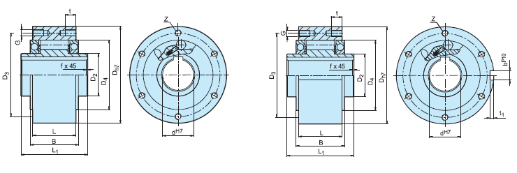 GFR 130 GFRN130 Roller Clutch Bearing Roller One Way Bearing